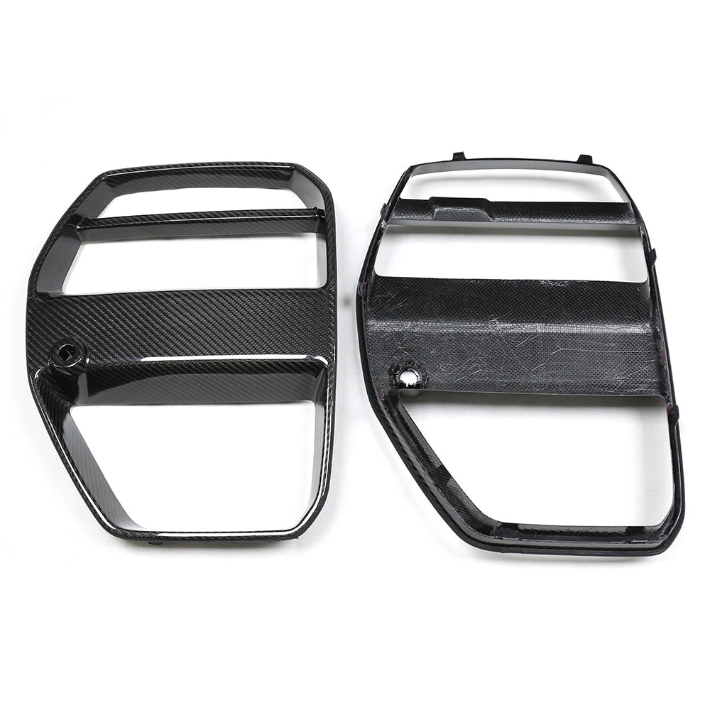 BMW M3 G80 Carbon Fiber V-Style Front Grille - G80 M3