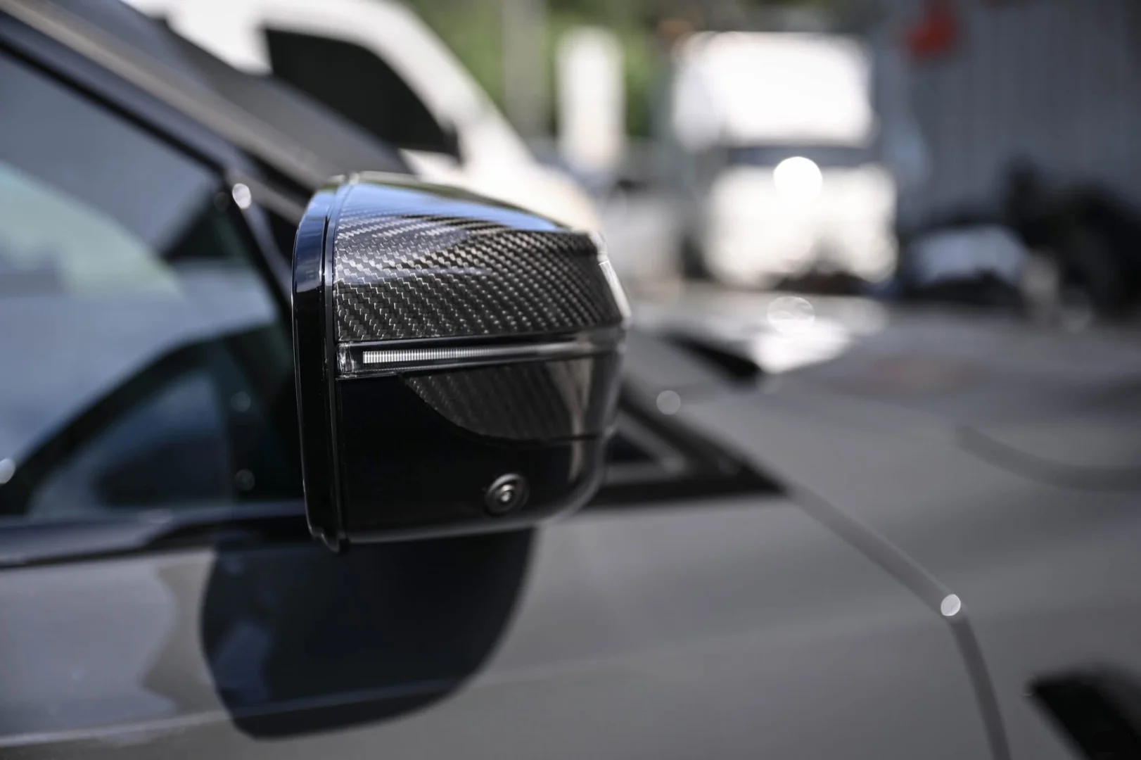 Real Carbon Fiber Mirror Caps Set for BMW M3 M4 G80/G82